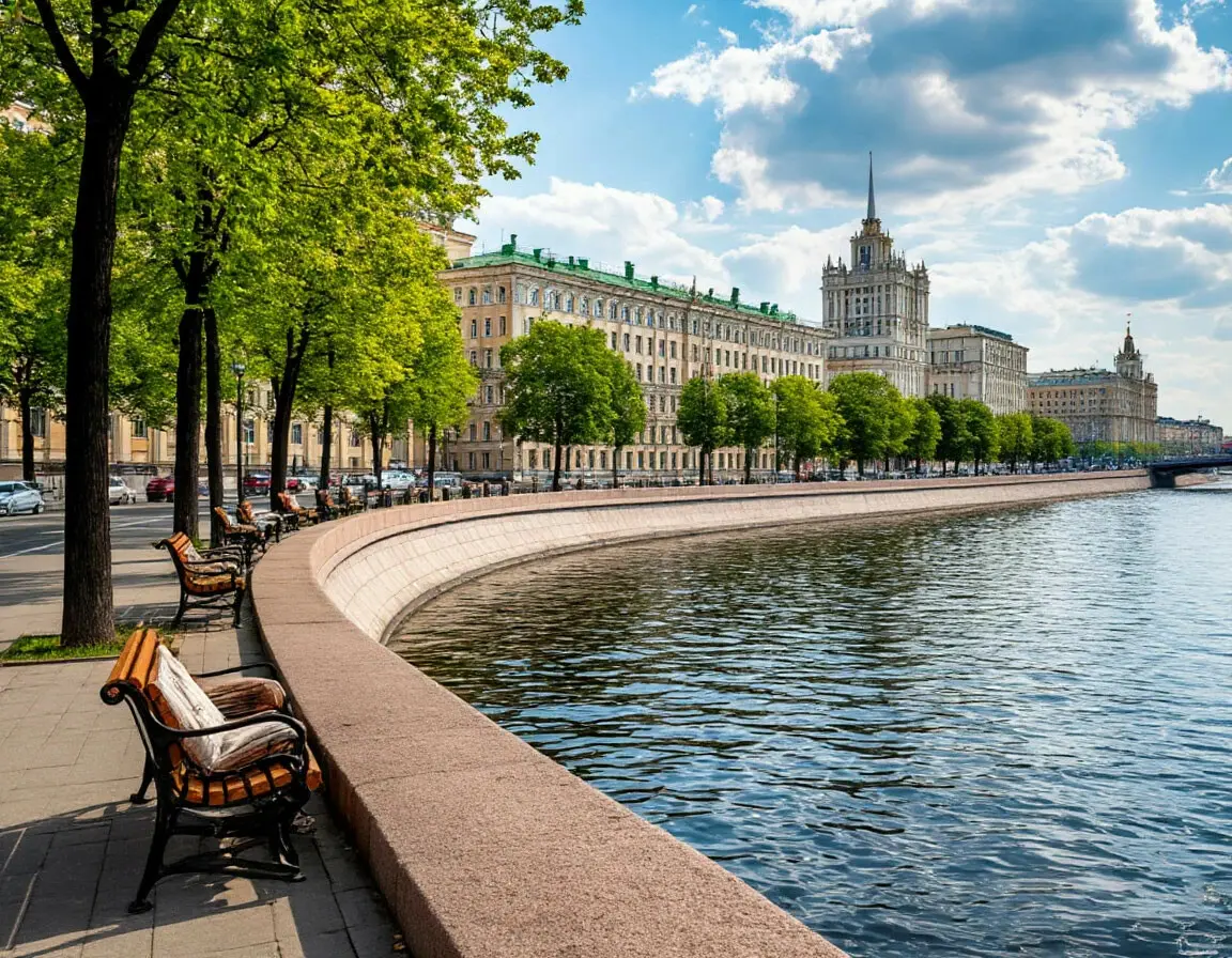 Отдых у воды Набережные Москвы